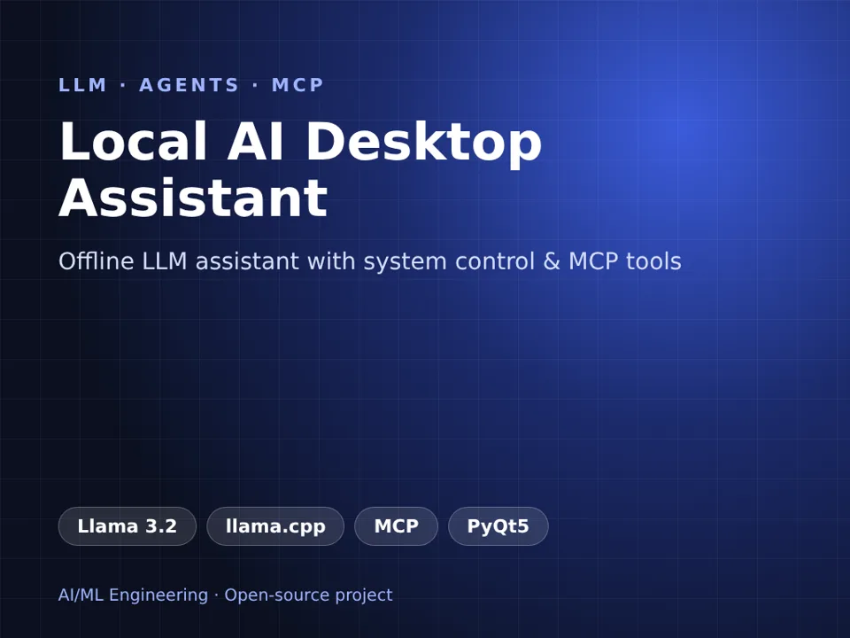 Local AI Desktop Assistant