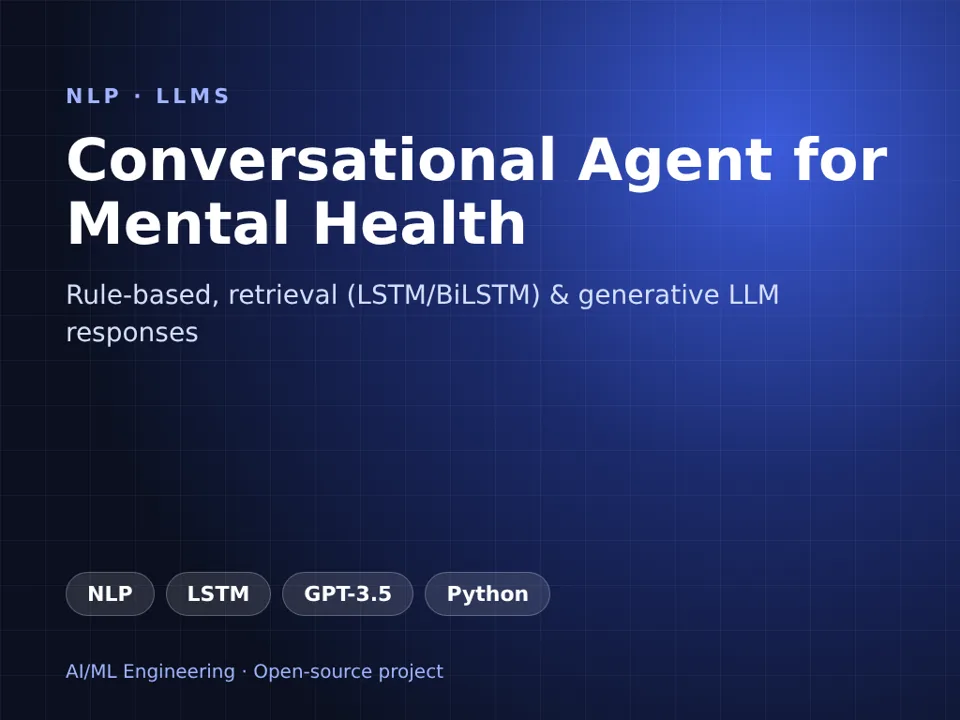 Conversational Agent for Mental Health